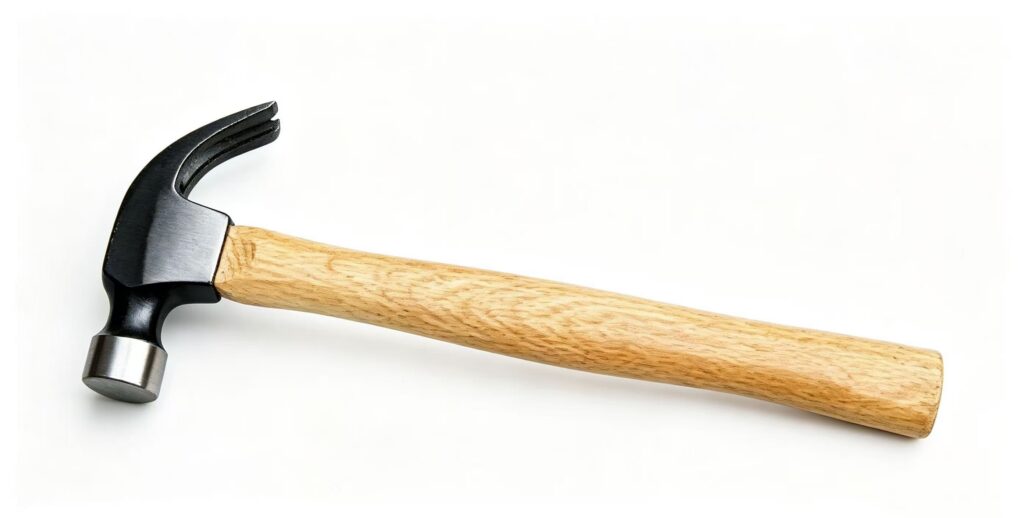 Claw Hammer With Black‑lacquered Head