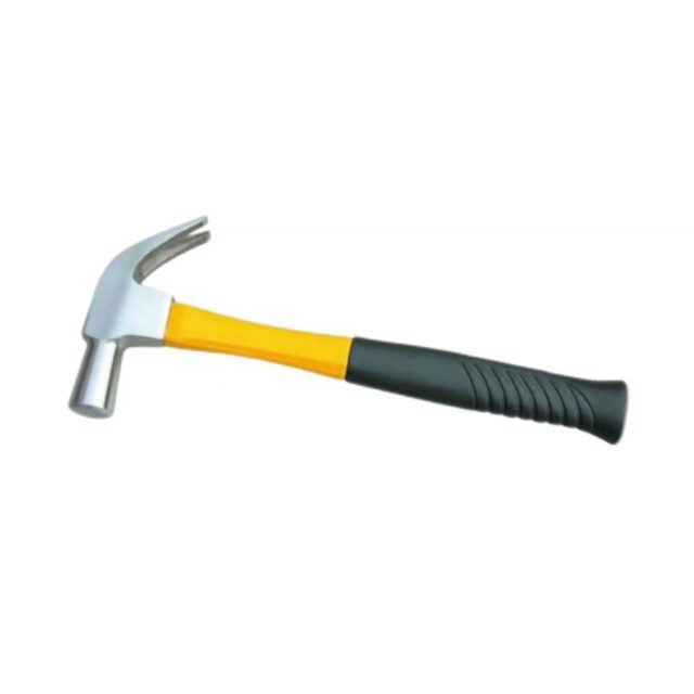British Type Claw Hammer With Fiberglass Handle