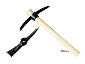 Garden Steel Pick-D With Wooden Handle