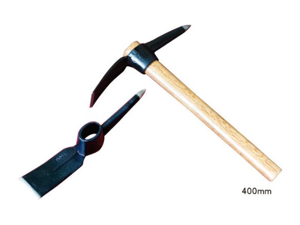 Garden Steel Pick-H With Wooden Handle