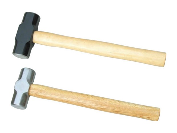 Sledge Hammer With Wooden Handle