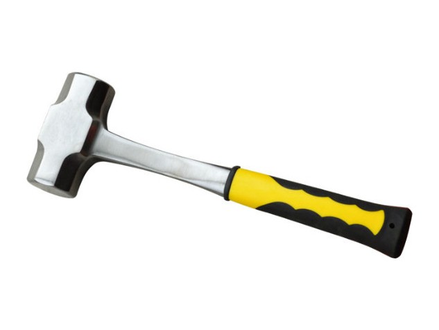 Solid Sledge Hammer With Color-plastic Handle