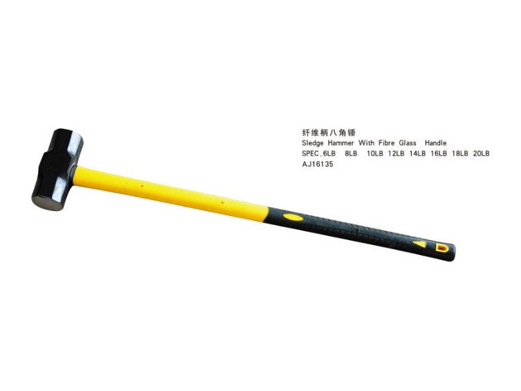 Sledge Hammer With Fibre Glass Handle