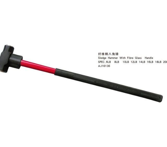 Sledge Hammer With Fibre Glass Handle