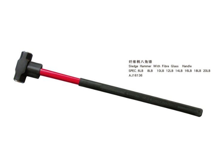 Sledge Hammer With Fibre Glass Handle
