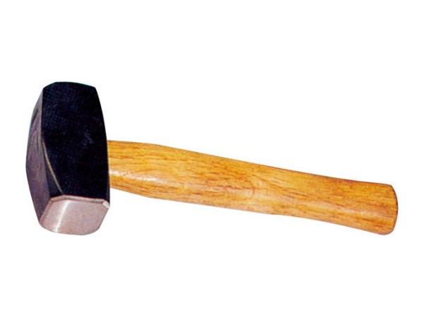 British Type Stoning Hammer With Wooden Handle