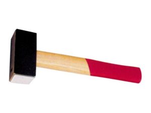 French Type Stoning Hammer With Wooden Handle
