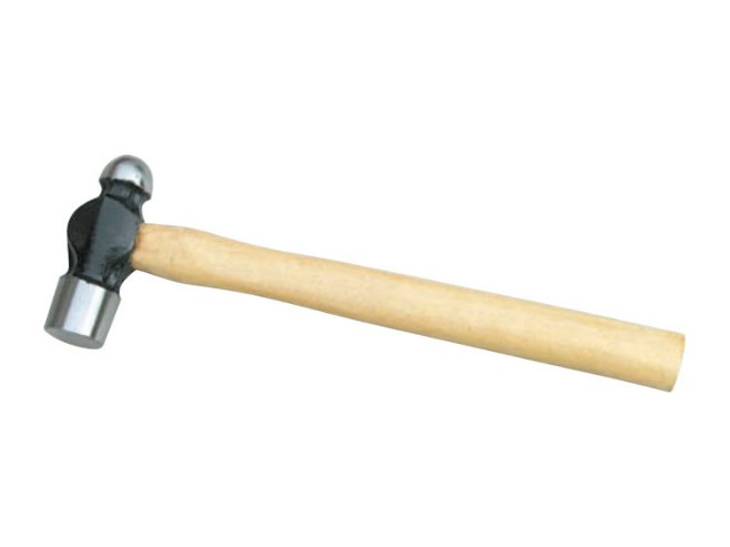 British Type Ball Pein Hammer With Wooden Handle