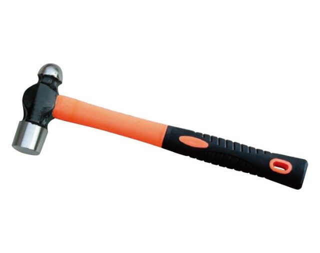 British Type Ball Pein Hammer With Plastic-Coating Handle