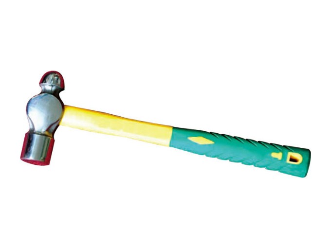 American Type Ball Pein Hammer With Plastic-Coating Handle