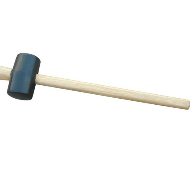 Rubber Mallet With Self-locking Wooden Handle
