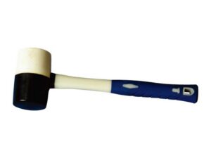 Rubber Mallet With Colour Plastic Coating Handle
