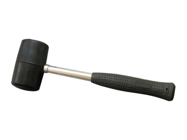 Rubber Mallet With Steel Handle