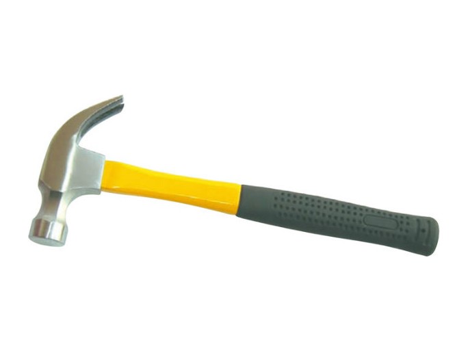 American Type Claw Hammer With Fibre Glass Handle