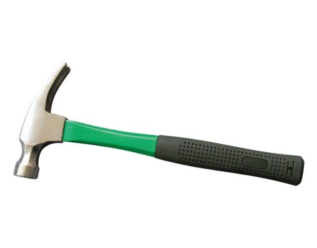 American Rectangular Claw Hammer With Fibre Glass Handle