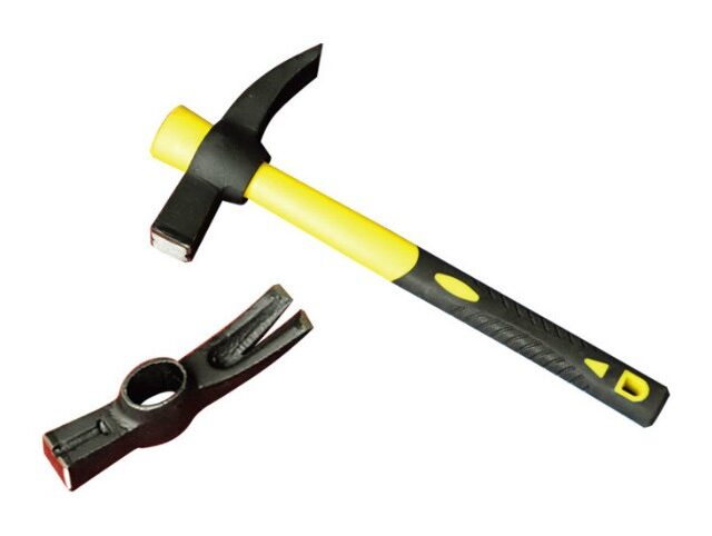 French Type Claw Hammer With Color Plastic Coating Handle