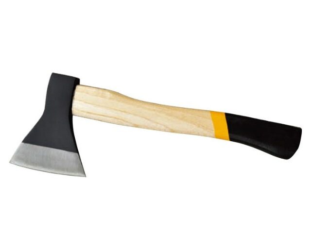 Russian Type Axe With Wooden Handle