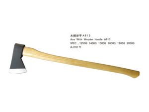 Axe With Wooden Handle A613