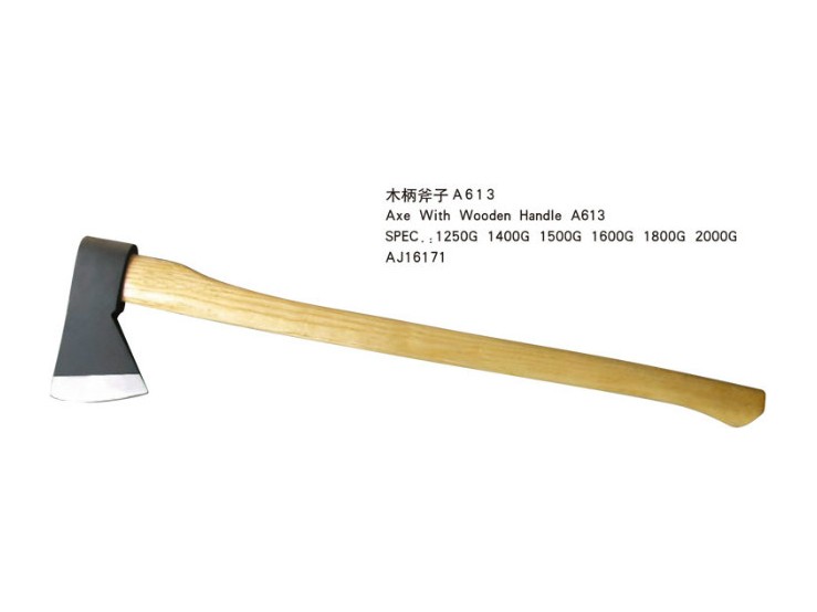 Axe With Wooden Handle A613