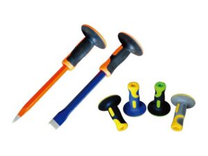 Hexagonal Cold Chisel With Rubber Holder