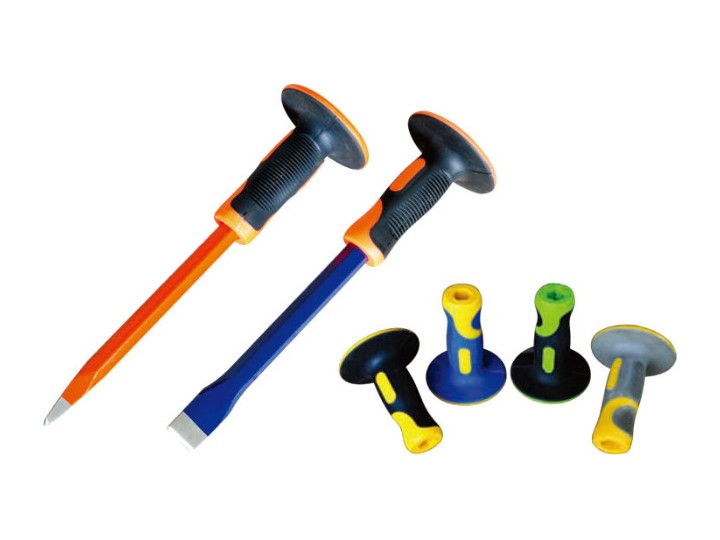 Hexagonal Cold Chisel With Rubber Holder