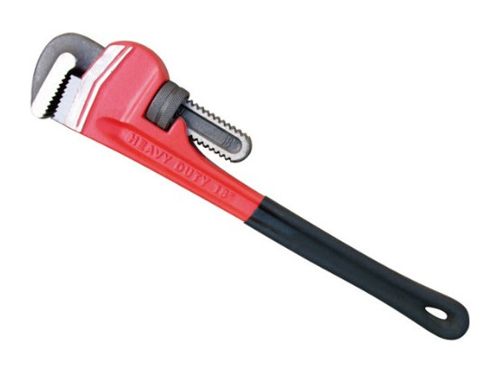 American Type Heavy-duty Plastic Dipped Pipe Wrench