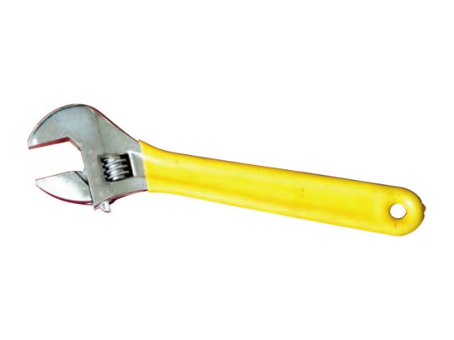 Dipped Handle Adjustable Wrench